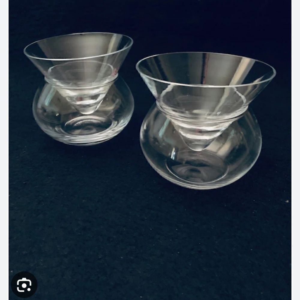 Paul Revere Martini Glasses (2) With Chillers